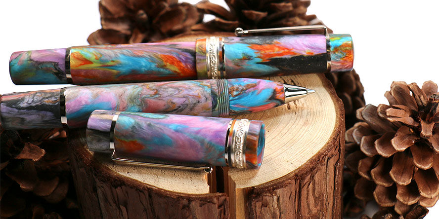 Delta DV Original Midsize Primary Manipulation 4.5 Rollerball Pens delta_dv_original_midsize_primary_manipulation_4.5_rollerball_pens_one_uncapped