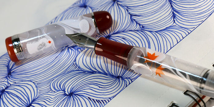 opus_88_holiday_jazz_catwalk_fountain_pen_uncapped