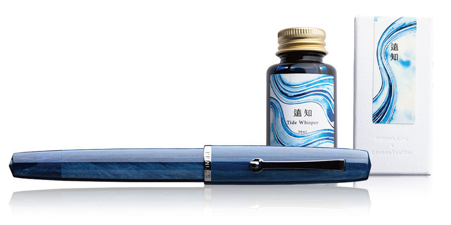 Penlux Kyanite Concerto Fountain Pens penlux_kyanite_concerto_fountain_pens_paired_with_lenon_tool_bar_ink_collab