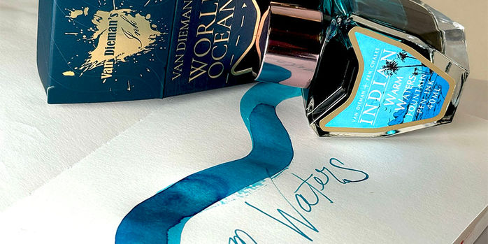 van_diemans_world_oceans_warm_waters_ink_bottle_and_swatch