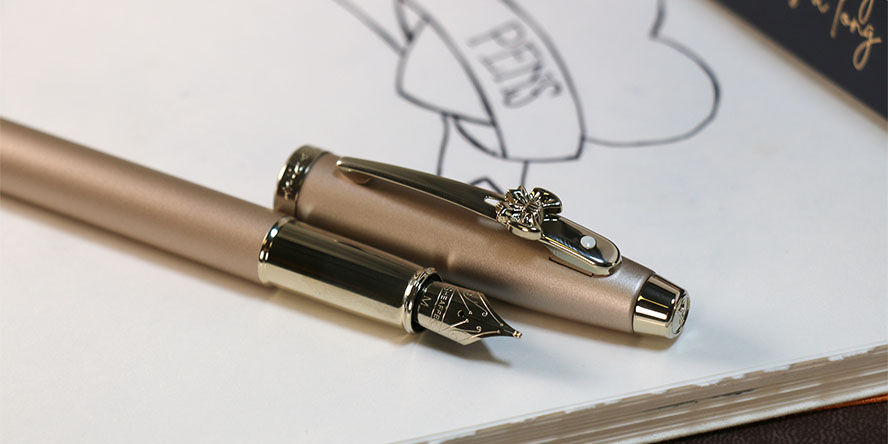 Sheaffer Emily in Paris Fountain Pen | Gold Writing Pens | Pen Chalet