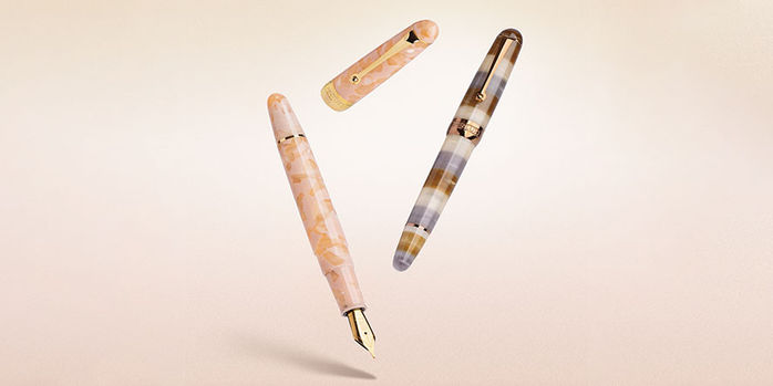 penlux_masterpiece_delgado_selection_bumblebee_and_baby_pink_pens