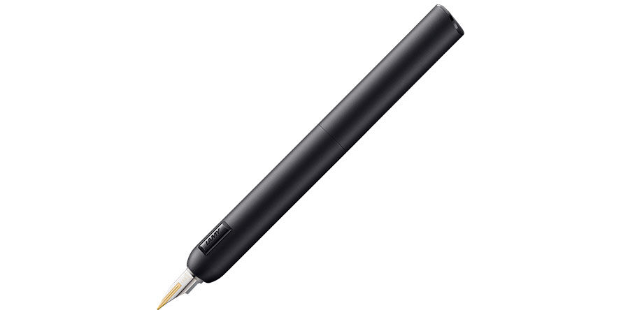 Lamy Dialog CC Fountain Pens lamy_dialog_cc_all_black_bicolor_nib_full_body