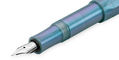 Kaweco_Lunar_Shadow_Blue_nib_zoom