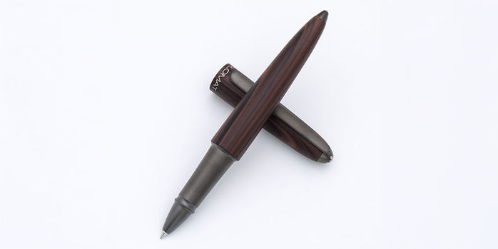 Diplomat_Black_Forest_Aerp_rollerball_styled