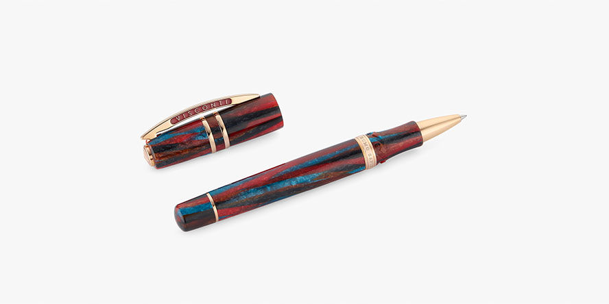 Visconti Limited Edition Homo Sapiens Legacy Celluloid Rollerball Pens Visconti_Homo_Sapiens_Legacy_Celluloid_rollerball_uncapped