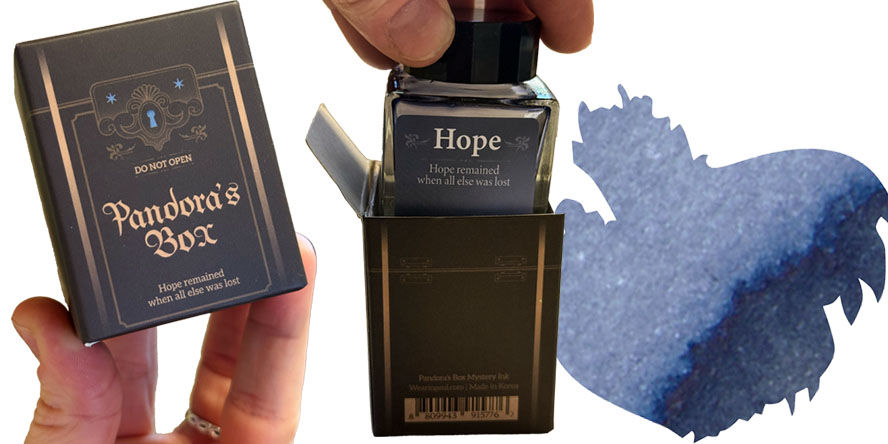 Wearingeul Pendora's Box - Hope Special Edition 10ml Fountain Pen Ink open_pandoras_box_for_wearingeul_hope_ink
