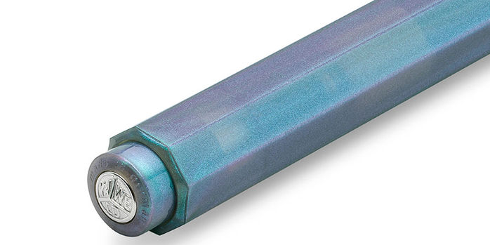 Kaweco_Lunar_ballpoint_shadow_blue_end_zoom