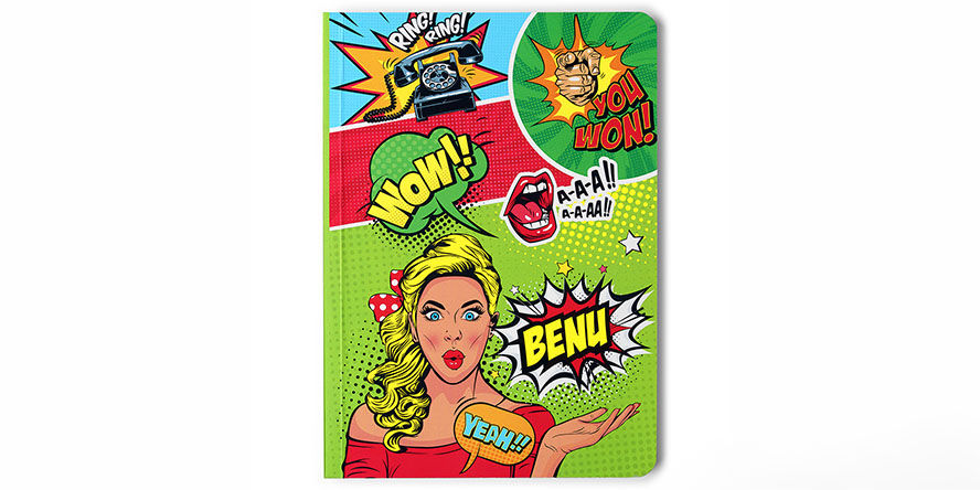 Benu Pop Art Capsule Memo & Notebooks Benu_Pop_Art_Capsule_Notebook_front