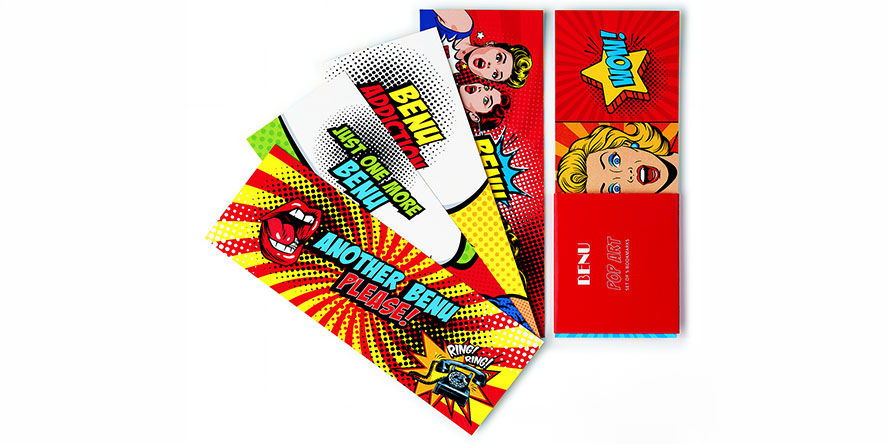 Benu Pop Art Capsule  Swag Benu_Pop_Art_Bookmark_Set