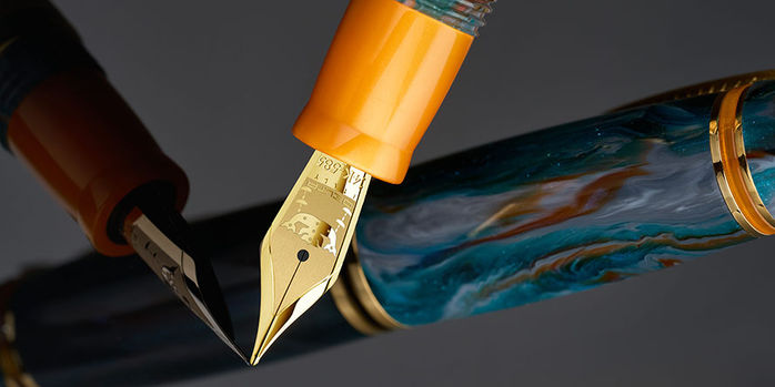 Delta_Indigenous_Peoples_Bajau_14k_fountain_pen_nib_zoom