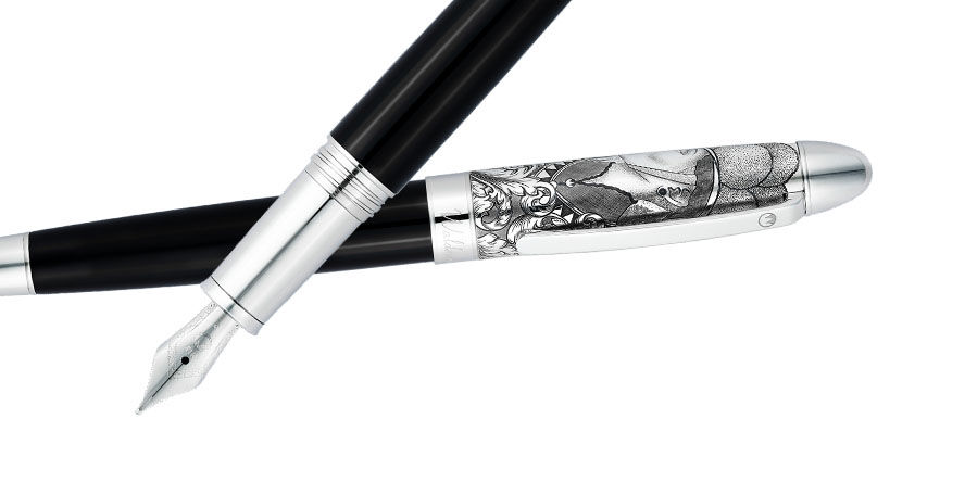 Waldmann Legacy One Fountain Pens waldmann_legacy_one_stainless_steel_nib_fountain_pens