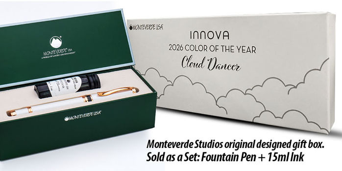 monteverde_innova_cloud_dancer_2026_color_of_the_year_fountain_pens_with_15ml_ink
