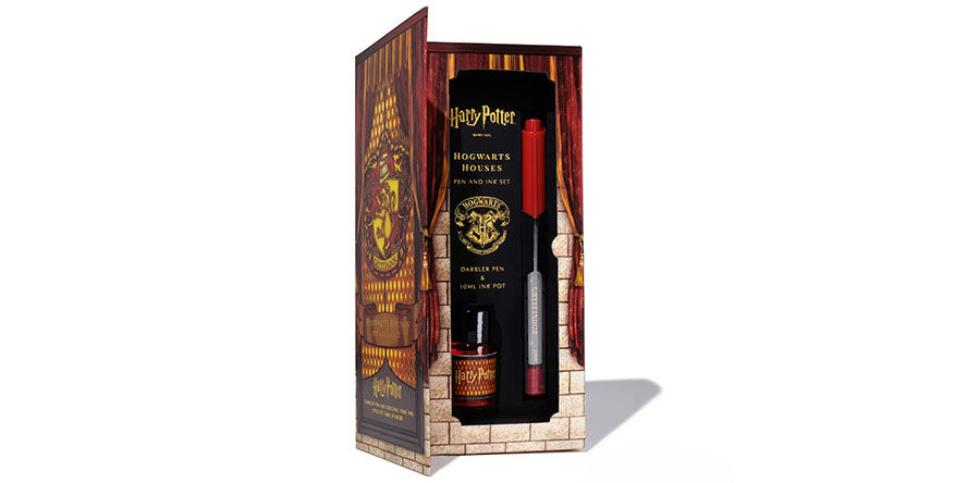 Ferris Wheel Press x Warner Bros. Harry Potter Dabbler Set Ink & Dip Pens FWP_Harry_Potter_Dabbler_Set_Gryffindor