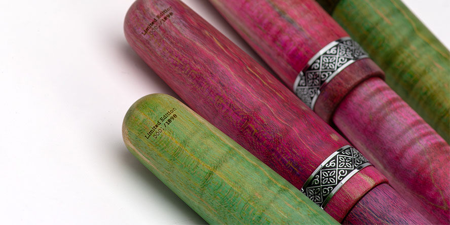 Conklin 1898 Stabilized Wood Limited Edition  Rollerball Pens conklin_1898_stablized_wood_roller_ball_set_zoom_resin