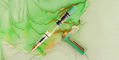 TWSBI_Jade_Jelly_fountain_pen_green_background