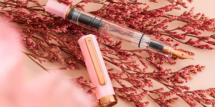 Twsbi_Eco_Pink_Lemonade_styled_uncapped