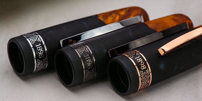 conklin_1898_spectra_fusion_exclusive_night_ember_fountain_pens_3_caps