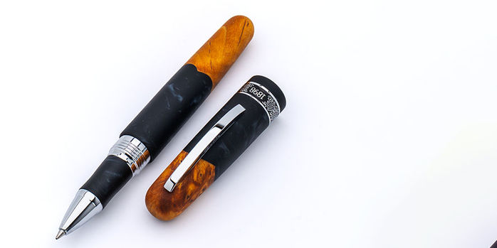 conklin_spectra_fusion_1898_exclusive_night_ember_rollerball_pens