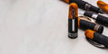 conklin_spectra_fusion_1898_exclusive_night_ember_rollerball_pens_uncapped_on_desk