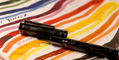 conklin_endura_forged_carbon_fiber_fountain_pens_on_ink_swatches