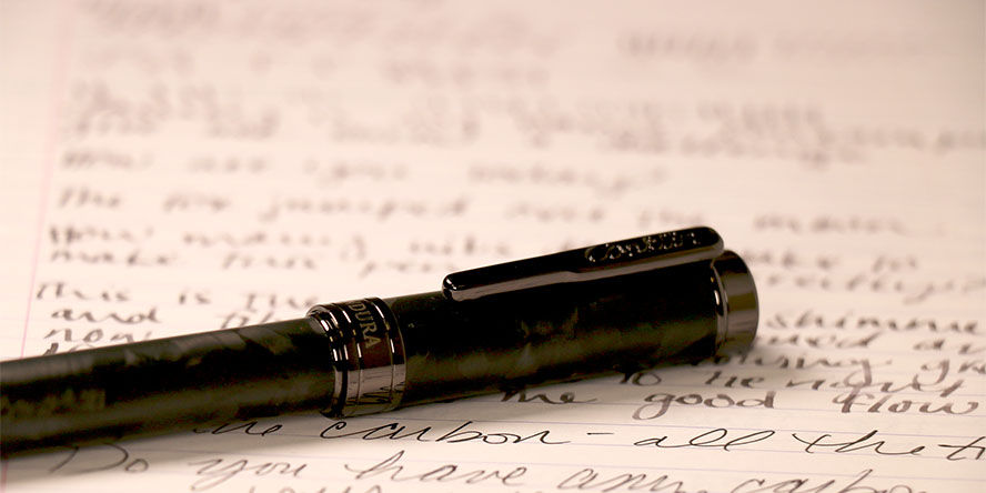 Conklin Endura Forged Carbon Fiber  Rollerball Pens conklin_endura_forged_carbon_fiber_rollerball_pens_capped