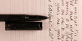 conklin_endura_forged_carbon_fiber_rollerball_pens_uncapped