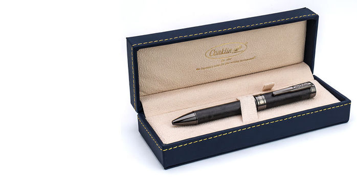 conklin_endura_forged_carbon_fiber_ballpoint_pens