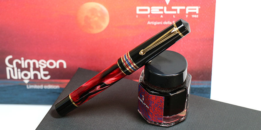 Delta Four Rings Crimson Night Limited Edition Fountain Pens delta_four_rings_crimson_night_limited_edition_fountain_pens