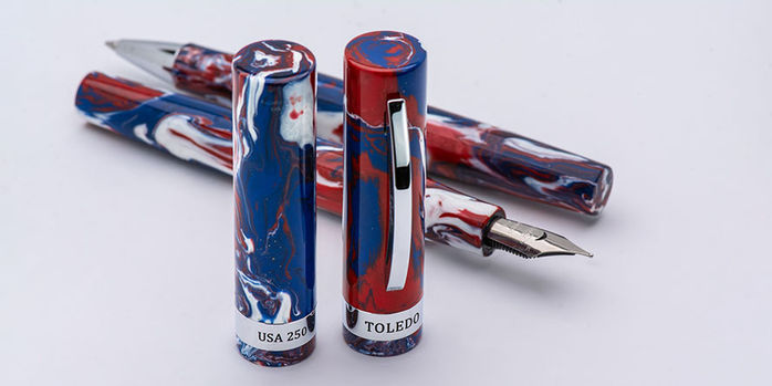 Conklin_Toledo_USA_250_Anniversary_Collection_set_uncapped