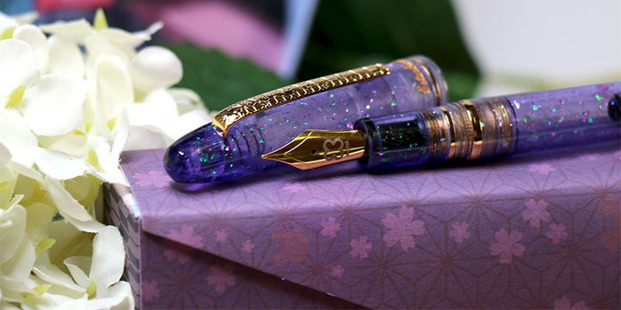 esterbrook_x_sakuradragon_sakura_street_estie_fountain_pens_uncapped