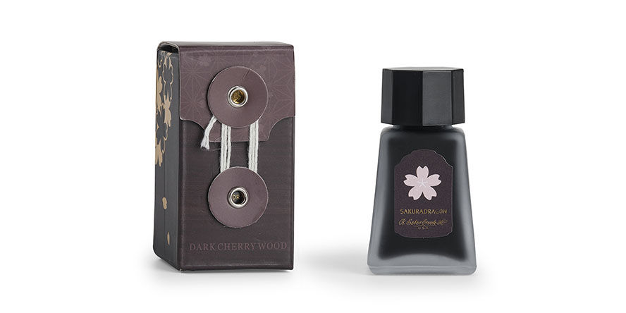 Esterbrook x Sakura Dragon Sakura Street 30ml  Fountain Pen Ink Esterbrook_Sakura_Dragon_Cherry_Wood_ink