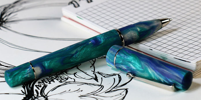 delta_duna_reflection_pool_limited_edition_rollerball_pens