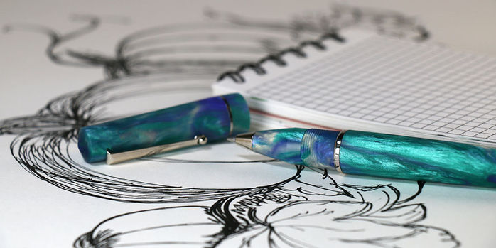 delta_duna_reflection_pool_limited_edition_rollerball_uncapped