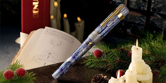 Benu_Tribute_A_Christmas_Carol_posted_on_desk