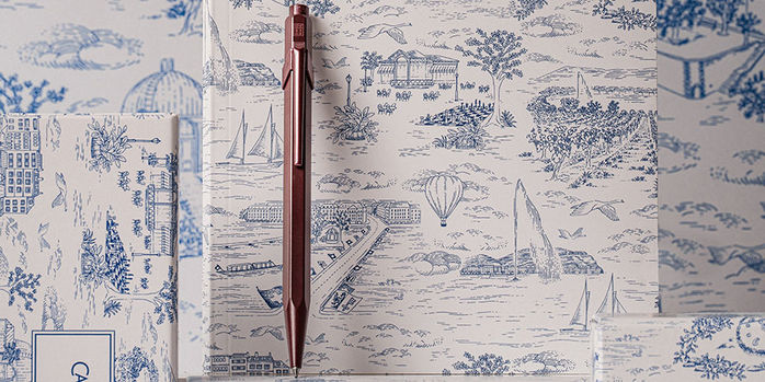 Caran_dAche_Toile_ballpoint_burgundy