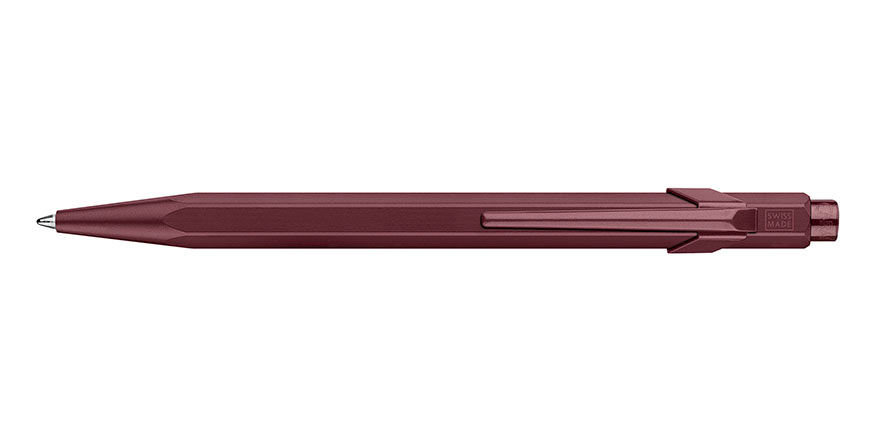 Caran dAche Toile de Jouy Geneva Edition 849  Ballpoint Pens Caran_dAche_Toile_ballpoint_burgundy_pen