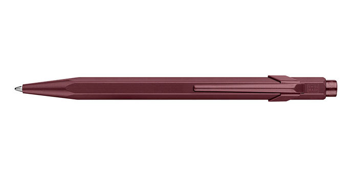 Caran_dAche_Toile_ballpoint_burgundy_pen