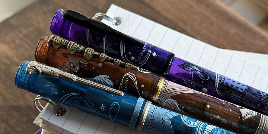 Ferris Wheel Press x Harry Potter Patronus Set: Inkpot + Resin Masque  Fountain Pens ferris_wheel_press_x_harry_potter_patronus_collection_resin_masque_fountain_pens
