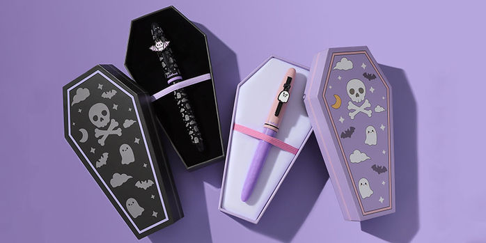 Esterbrook_Sweetly_Haunted_Collection_pens_and_boxes