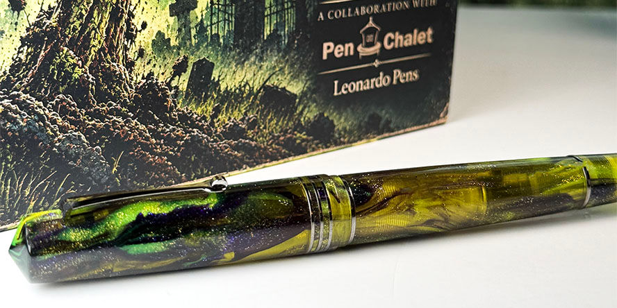 Leonardo Officina Italiana Zombie MZ Grande 2.0 Fountain Pens leonardo_officina_italiana_monsters_of_the_full_moon_trilogy_zombie_mz_grande_2.0_fountain_pens
