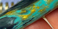 conklin_mark_twain_brass_chased_fountain_pens_brooks_resin
