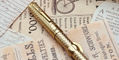 conklin_mark_twain_brass_chased_fountain_pens