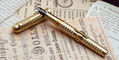 conklin_mark_twain_brass_chased_fountain_pens_nib_on_cap
