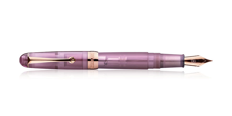 Penlux Masterpiece Delgado Let Equality Bloom Fountain Pens Penlux_Delgado_Let_Equality_Bloom_uncapped