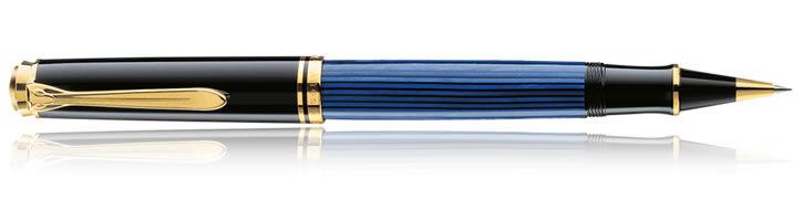 Black / Blue Pelikan Souveran 800 Collection Rollerball Pens