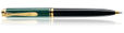 Pelikan Souveran 600 Collection Ballpoint Pens in Black / Green