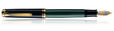 Pelikan Souveran 400 Collection Fountain Pens in Black / Green