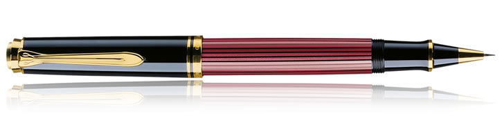 Black / Red Pelikan Souveran 400 Collection Rollerball Pens