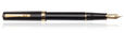 Omas Arte Italiana Milord Fountain Pens in Black / Gold